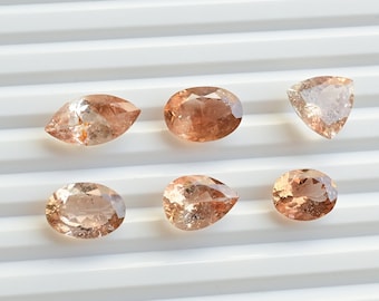 Imperial Topaz Mix Cut Stone Faceted For Jewelry Making Natural Loose Cut Gemstone | Genuine Topaz | Gemstone Supplies
