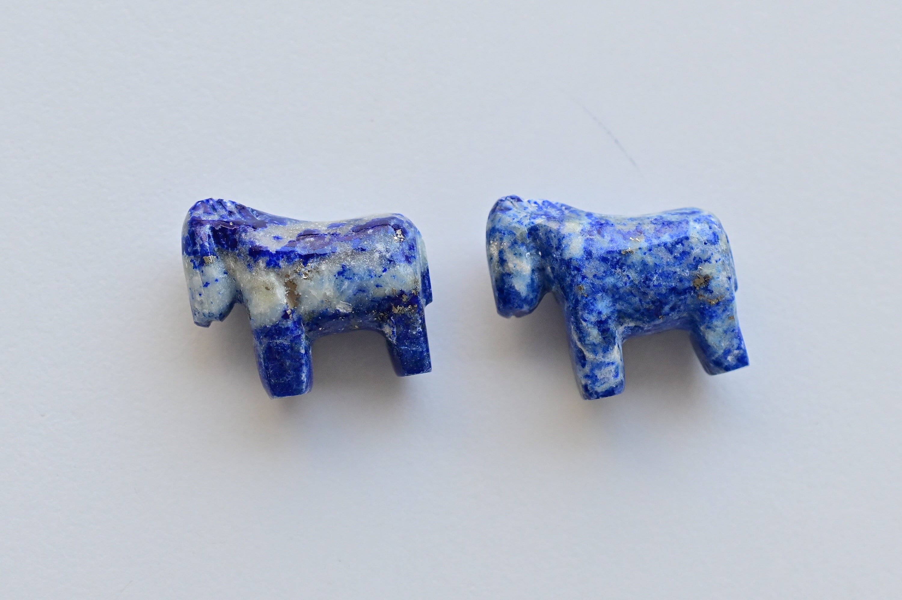 Lapis Lazuli Hand Carved Horse Natural Gemstone | 19x21x11 to