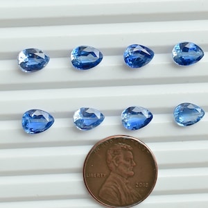 Royal Blue Kyanite Pear Cut Stone Faceted Natural Gemstone | Rare Kyanite From Nepal | Kyanite for Jewelry Making