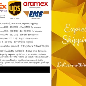Express Shipping | Safest & fastest | Highly recommended :)