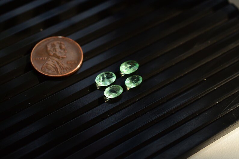 Columbian Emerald Oval Cut Stones | High Quality Natural Emerald Cut Stones with high Transparency For Jewelry Making image 5
