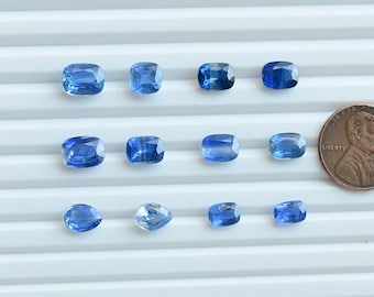Royal Blue Kyanite Mix Cut Stone Faceted Natural Gemstone | Rare Kyanite From Nepal | Kyanite for Jewelry Making