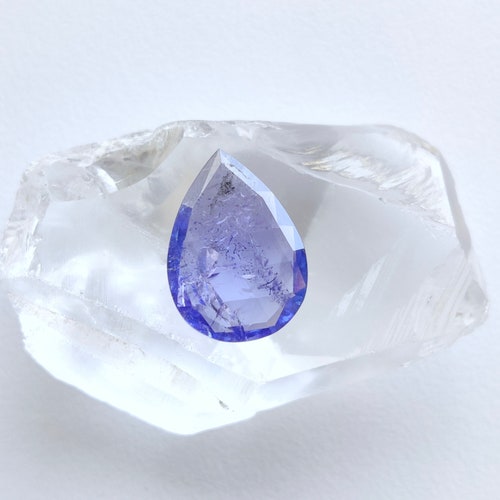 7.30 Carat Natural Tanzanite Faceted Cab Pear Shape 18x13x4 mm shops Natural Loose Gemstone | December Birthstone | Genuine Loose Tanzanite Stone