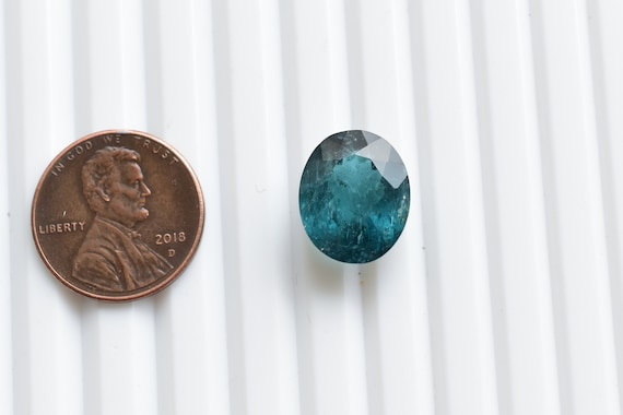 Rare Blue Tourmaline from Nigeria Oval Cut Stone For Jewelry Making • Natural High Quality & Transparency • Loose Cut Blue Tourmaline