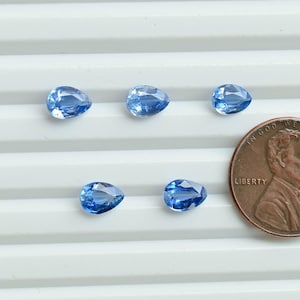 Royal Blue Kyanite Pear Cut Stone Faceted Natural Gemstone | Rare Kyanite From Nepal | Kyanite for Jewelry Making