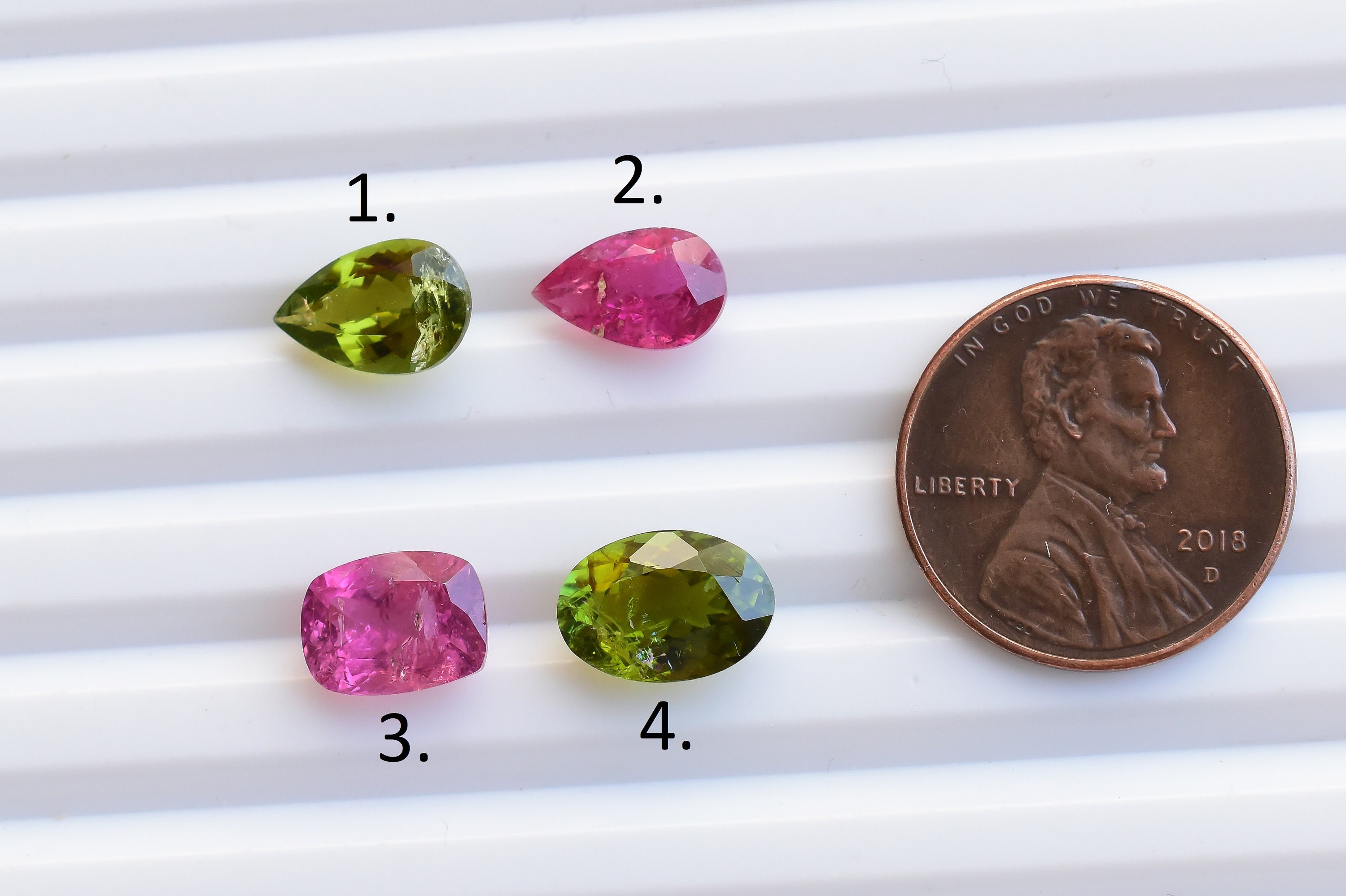 たーちゃん可愛いパーティーカラー★ナイジェリア産トルマリン★オーダー 天然トルマリン 5.20ct 【美彩色パーティーカラー】 高品質 ナイジェリア