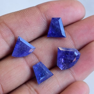 Natural Tanzanite Faceted Fancy Cut Stone From Tanzania Natural Loose Cut Gemstone | Transparent Blue Tanzanite For Jewelry Making