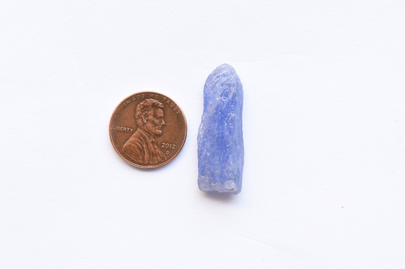 Light Blue Color Tanzanite Loose Rough NATURAL TANZANITE 31.5x11x5.5mm Raw Loose Rough Natural Gemstones December Birthstone Raw Stones