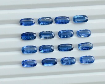 Rare Kyanite Bleue Naturelle Du Népal – Pierre Fine 7x5mm (0.77ct) Non Traitée