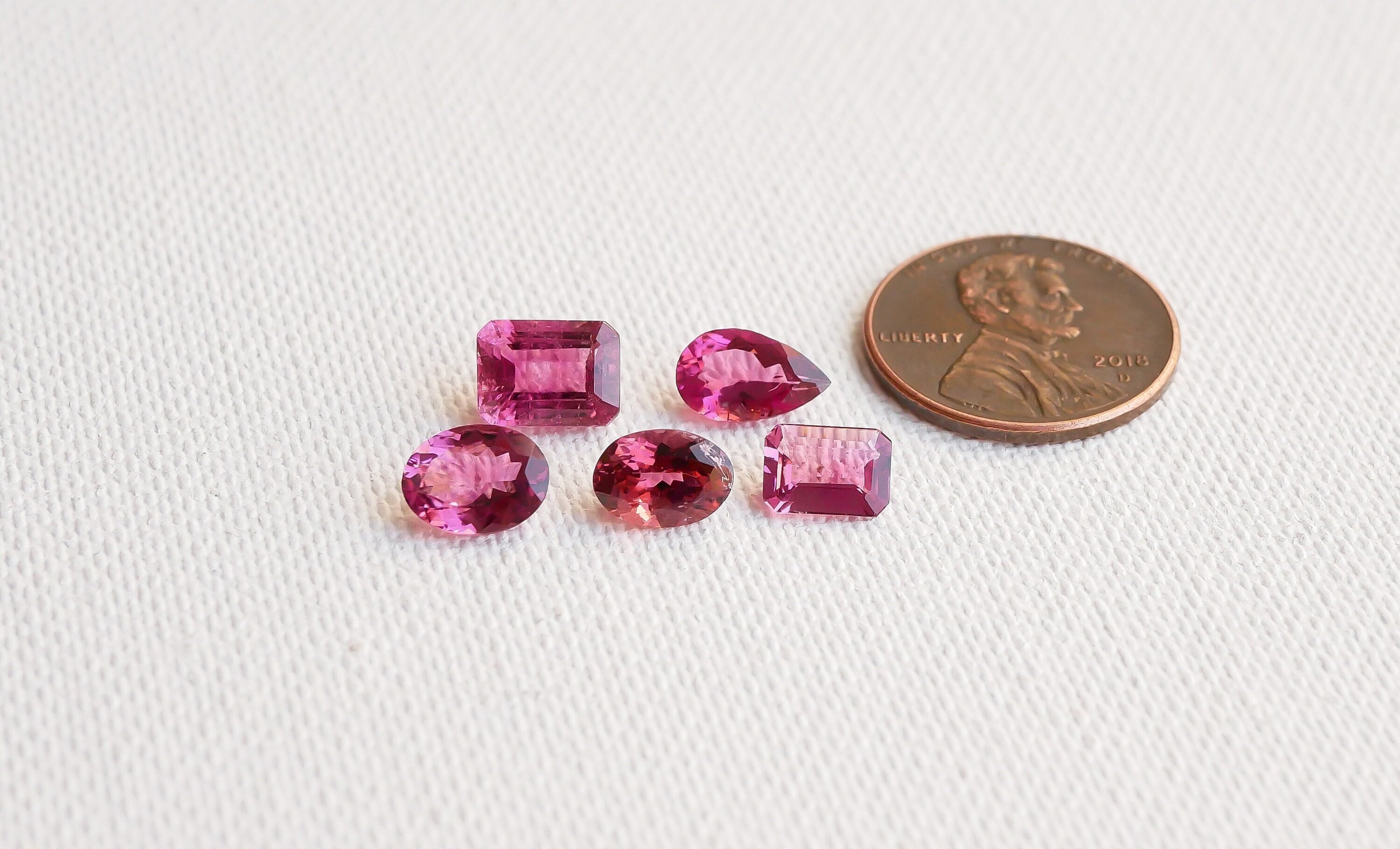 Pink Tourmaline From Nigeria Faceted Mix Cut Stone For Jewelry Making | Natural Tourmaline Cut Gemstone