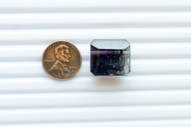 41.85 Carat Purple Tourmaline Octagon Step Cut Faceted Natural Loose ...
