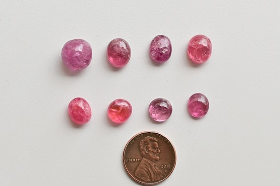 Pink Spinel Smooth Uneven Tumble Natural Gemstone | Spinel for Jewelry Making | Gemstone Supplies