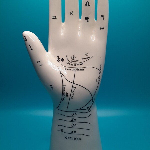 Palmistry Hand Jewelry Holder Etsy