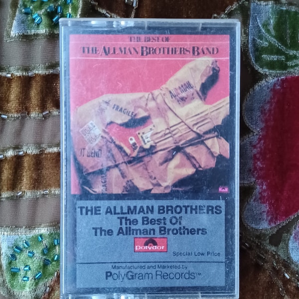 Allman Brothers - Best of 1980 Cassette, Music Recorded 1972-75