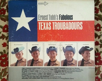 Ernest Tubb's Fabulous Texas Troubadours 1963 LP