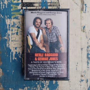 Merle Haggard & George Jones - A Taste of Yesterday&#39;s Wine 1982 Cassette