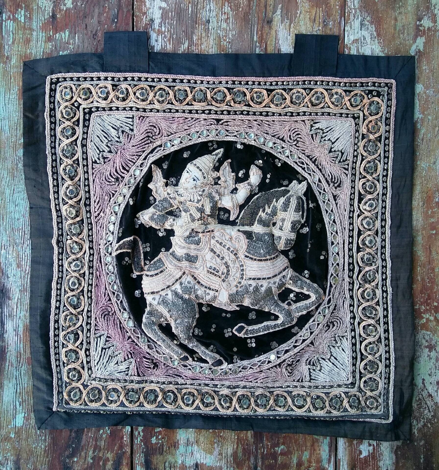 Burmese Tapestry Kalaga - Etsy