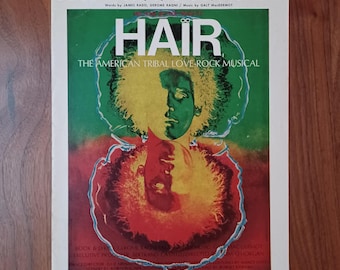1968 Hair Musical Broadway Poster: Signed Certificate - Etsy