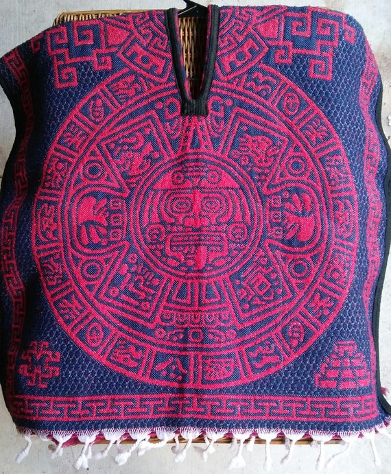 Aztec Calendar Poncho, OS - image 3