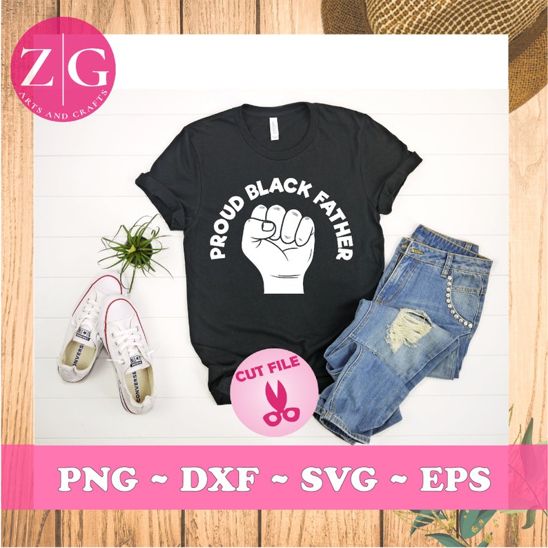 Download Proud Black Father Svg Dad Svg Fathers Day Svg Black Lives ...
