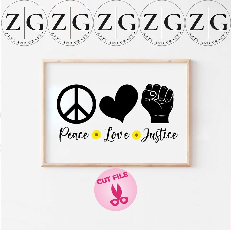 Free Free Peace Love Justice Svg 187 SVG PNG EPS DXF File