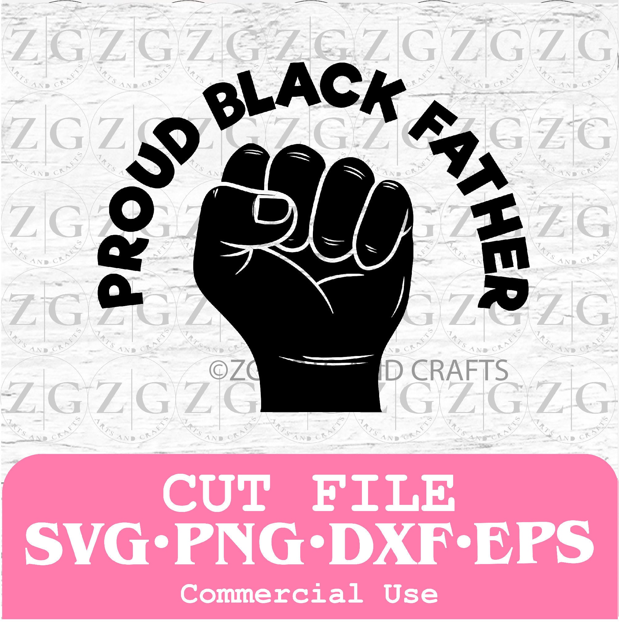 Download Proud Black Father Svg Dad Svg Fathers Day Svg Black Lives Etsy