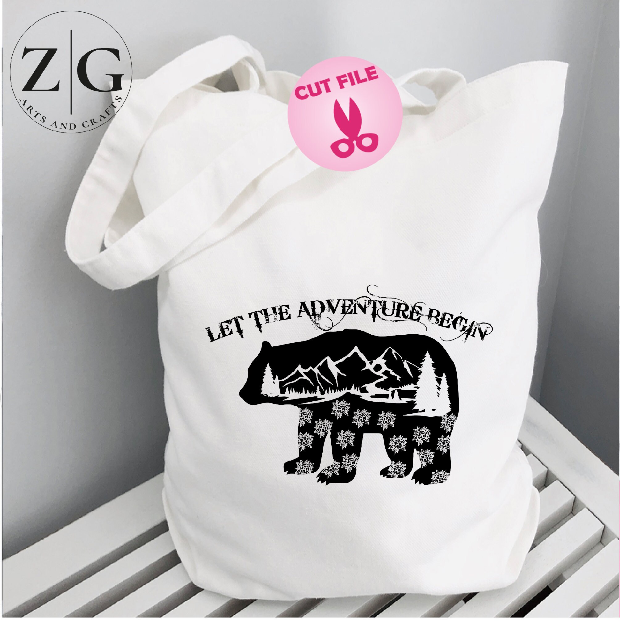Download Let the Adventure Begins Svg Bear Svg Camping Life Svg | Etsy