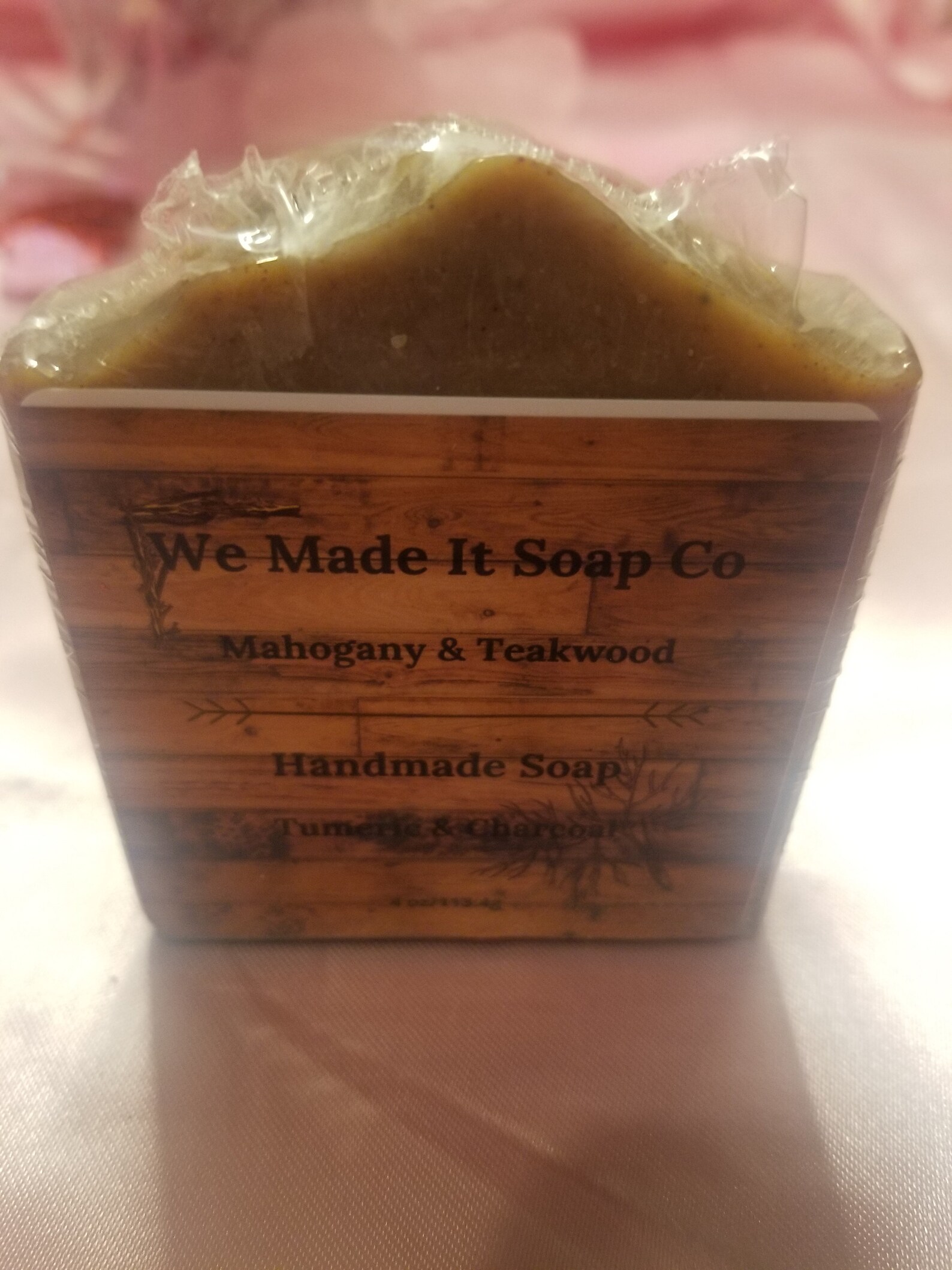 mahogany teakwood soap
