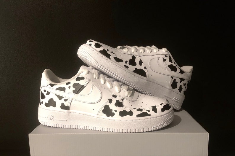 Cow Print Custom Nike Air Force 1s Cow 