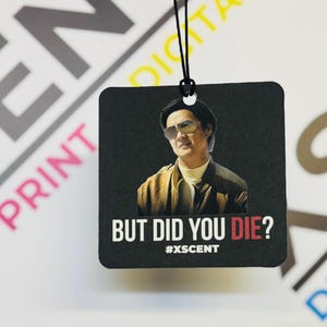 Mr. Chow 'But Did You Die?' Meme Car Air Freshener: Funny Novelty Gift