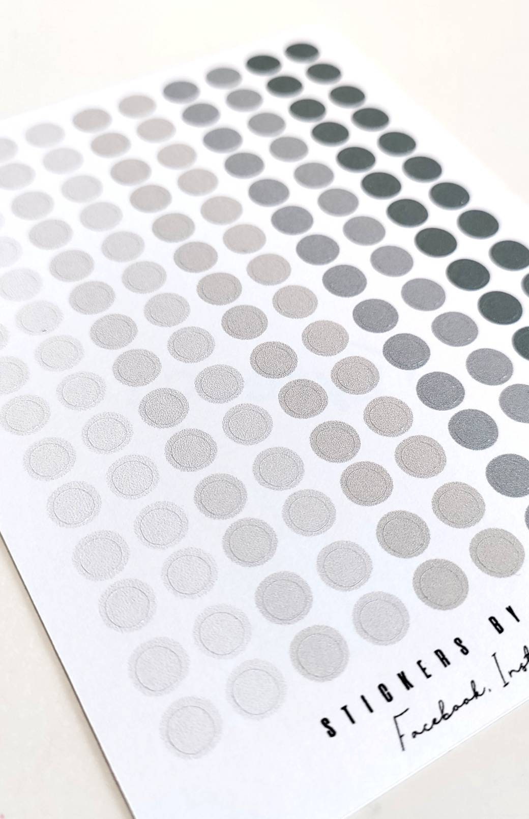 Random Dots Sticker Small Dot Stickers, 9 Different Colors Colorful Ball Dot Spot Sticker ...