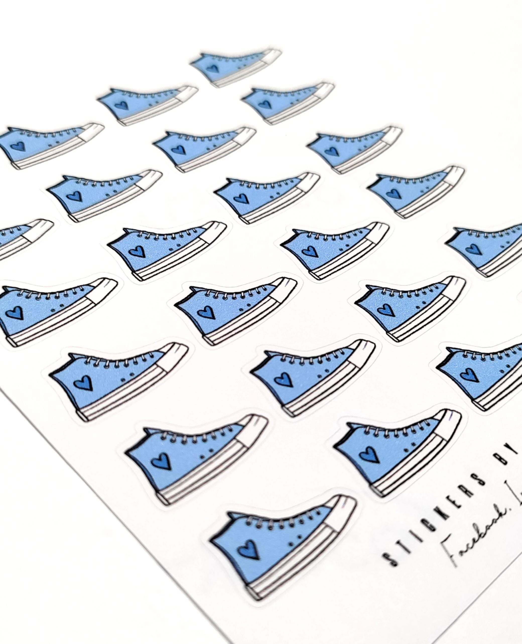 Sneaker Stickers, Steps Running Walking - Etsy