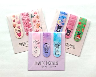 Magnetic Bookmarks, magneettiset kirjanmerkit, kirja, book, bookmark