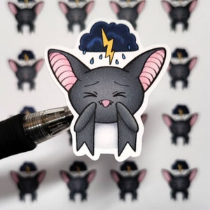 Luna the Bat Thunder -stickers