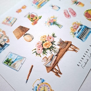 Summer planner -stickers
