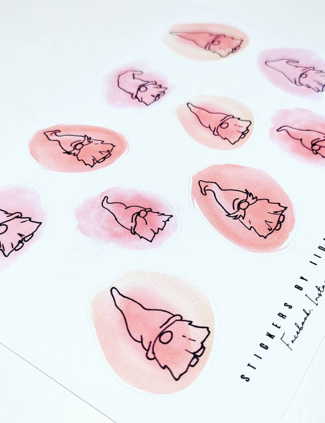 Pb Stickers PB Watercolor Elf Stickers - Etsy