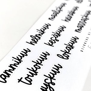 Isot kuukausitarrat