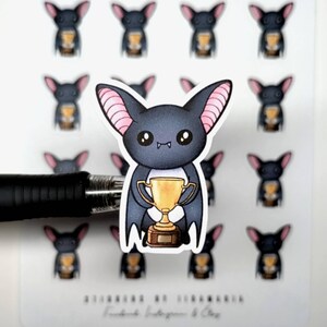 Luna the Bat Trophy Prize -stickers