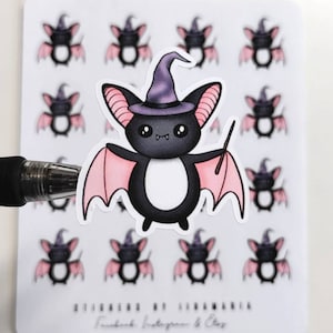 Luna the Bat Witch Magic -stickers