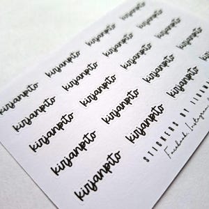 Kirjanpito -tarrat