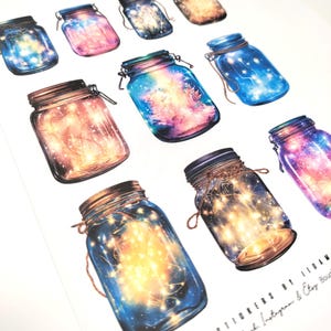Magical Light Jar -stickers