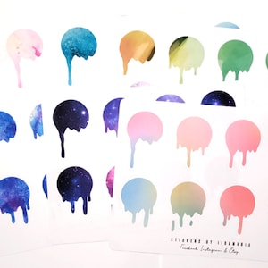 Dripping Paint -stickers