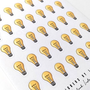 Lightbulb -stickers
