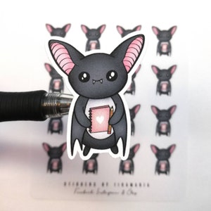 Luna the Bat Journal Calendar Stickers