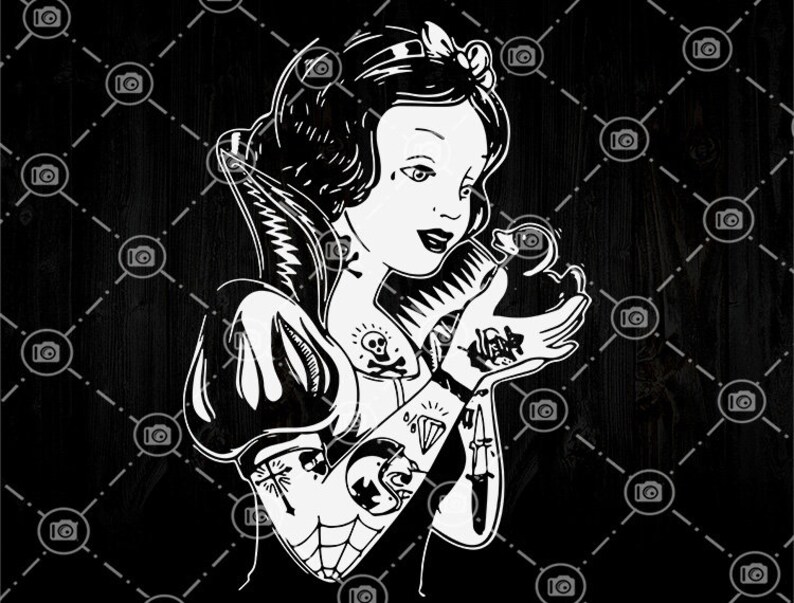 Free Free 144 Tattooed Disney Princess Svg SVG PNG EPS DXF File