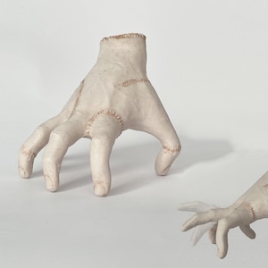 flexible poseable Thing Hand Silicone Addams Family Wednesday Sculpture Statue