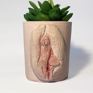 Pussy Planter,  nude vulva vagina penis pot Planter succulent  eco friendly cup pencil pen holder