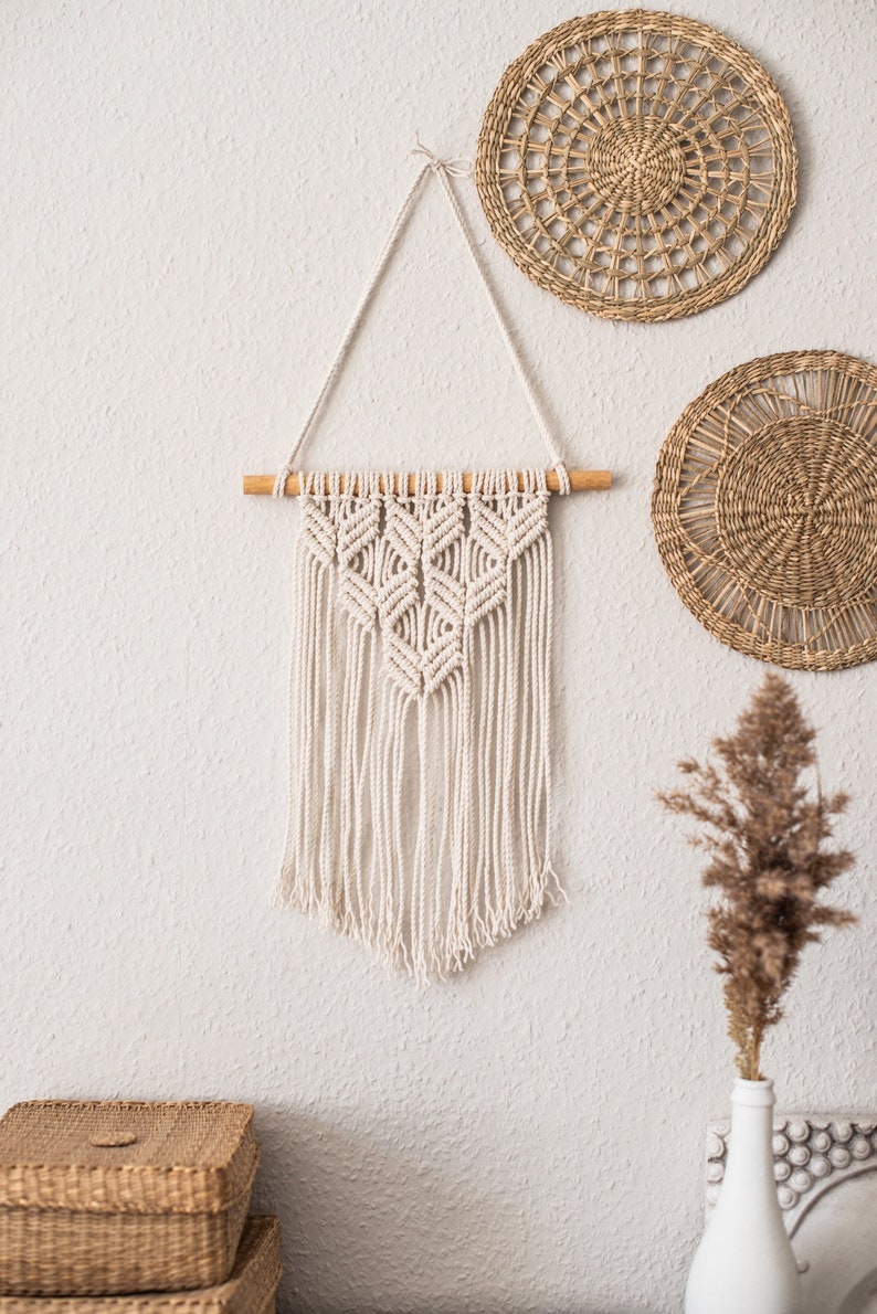 Macramé Wall Hanging DIY Kit Beginner Macramé Kit Gift Boho Etsy UK
