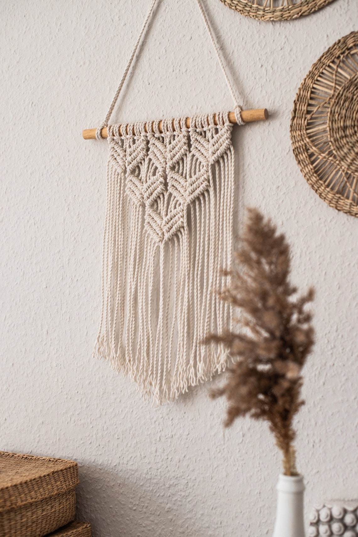 Macrame Wall Hanging DIY Kit Beginner Macrame Kit Gift Boho Etsy