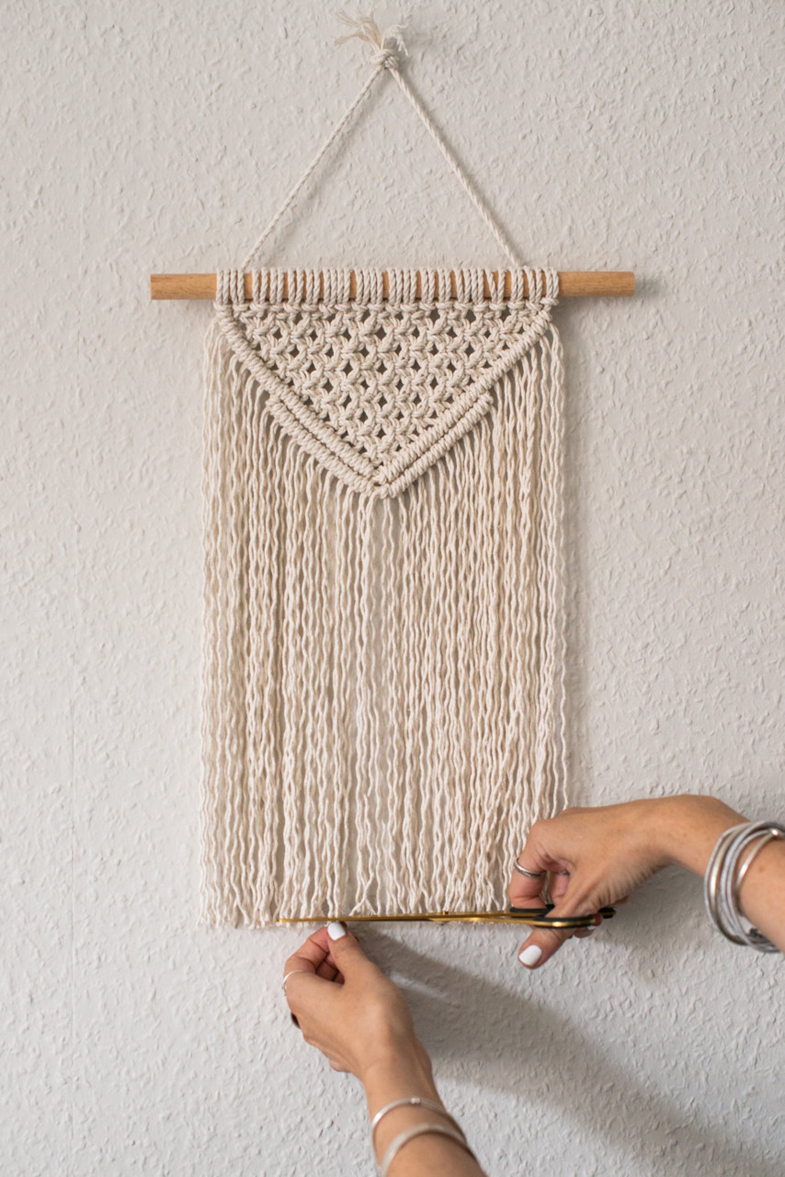 Macramé Wall Hanging DIY Kit Débutant Macramé Kit incl. Vidéo Etsy France